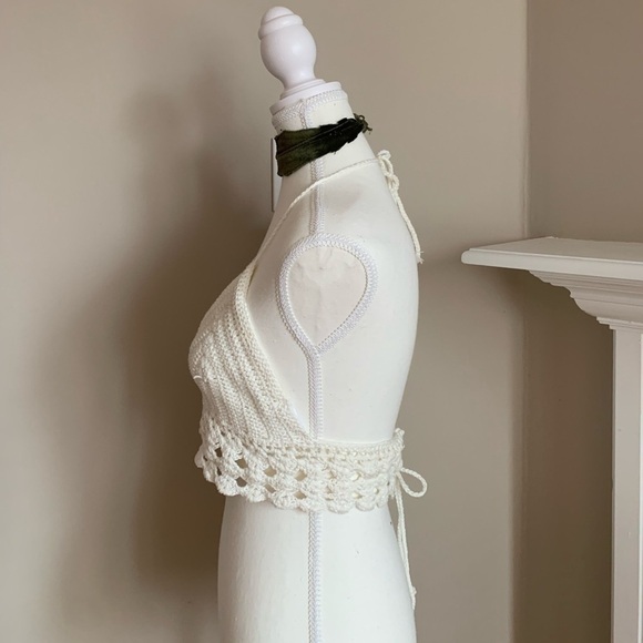 Bohemian Handmade Crochet Crop Top - Picture 2 of 4